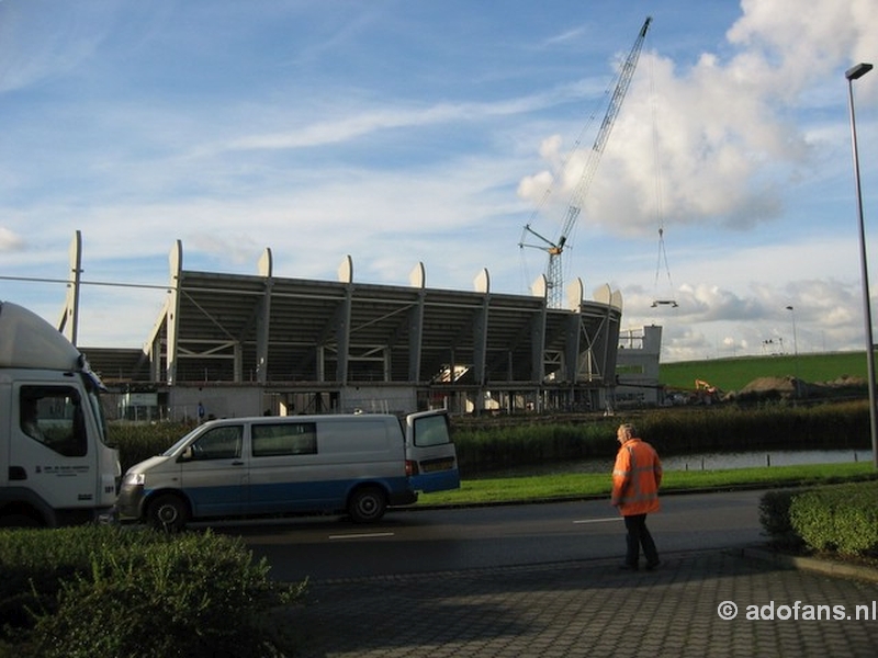  nieuwbouw ADO Den Haag Stadion op 4 oktober 2006
