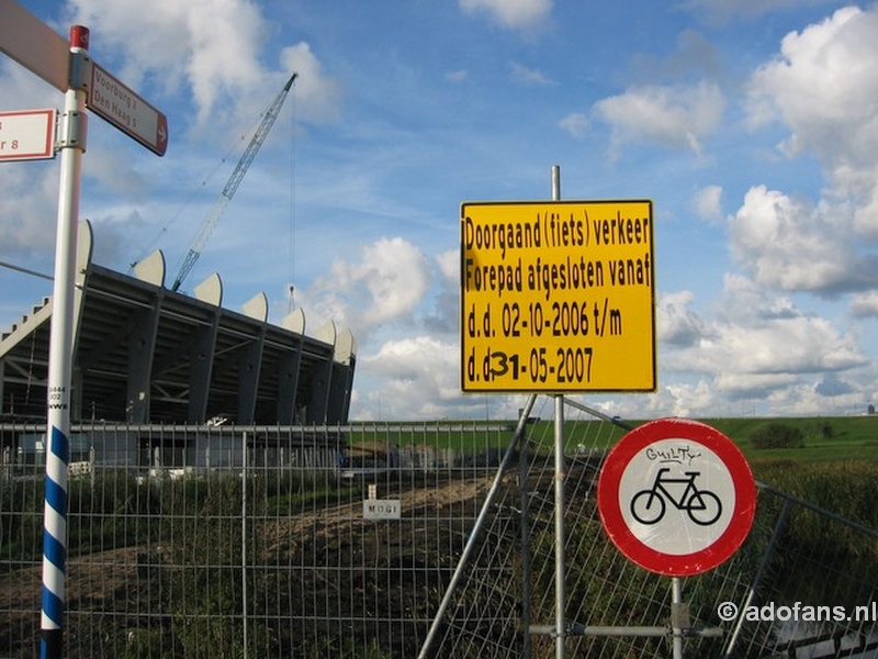  nieuwbouw ADO Den Haag Stadion op 4 oktober 2006