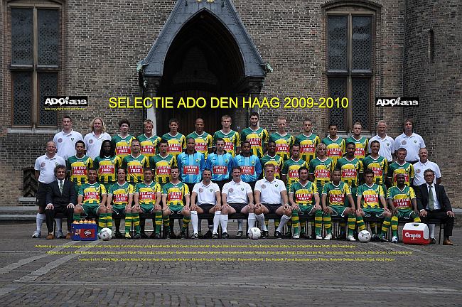 ADO Den Haag E;ftal foto seizoen 2009 2010