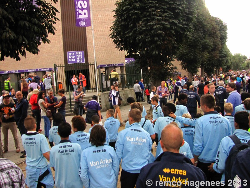 ADOfans visit Anderlecht Charelroi