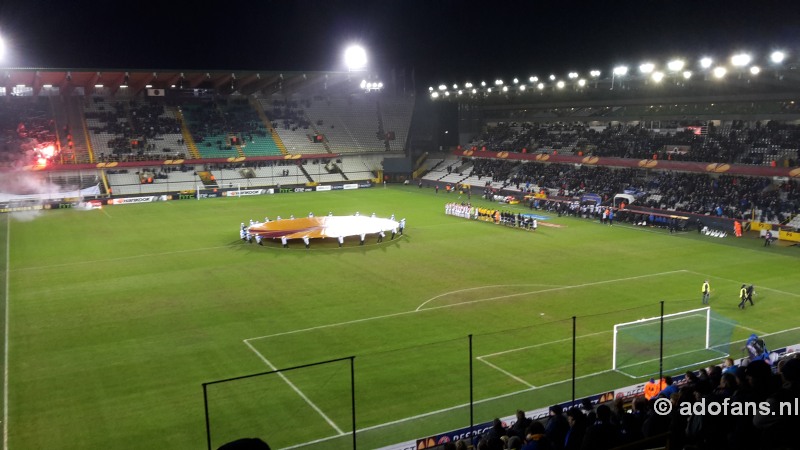 ADO Den Haag  fans visit: Club Brugge - Aalborg BK