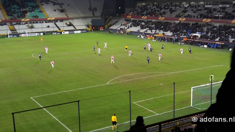 ADO Den Haag  fans visit: Club Brugge - Aalborg BK