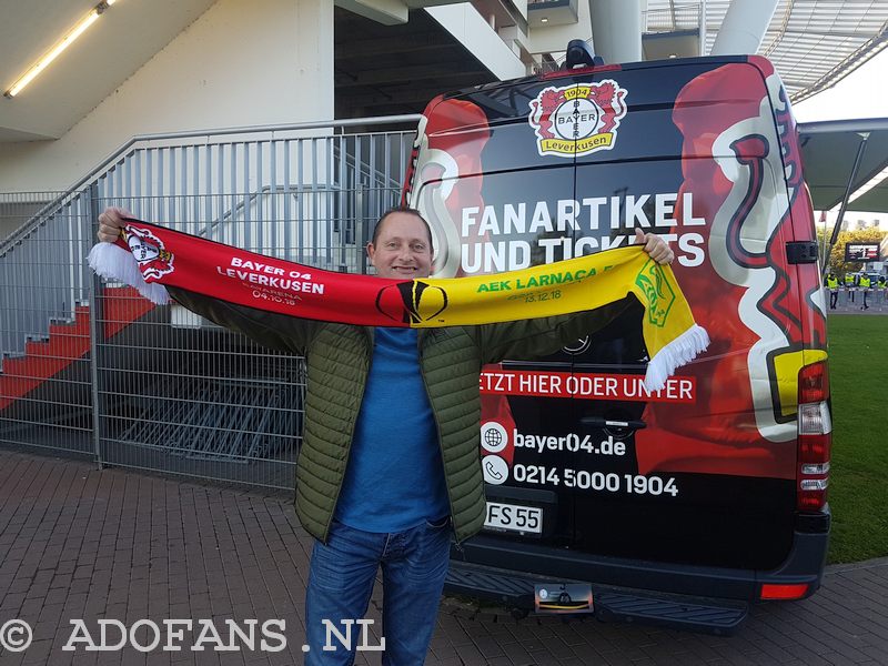 adofans visit, Bayer 04 leverkussen Larnake. Dennis iep, Hector Hevel ,ADO Den Haag