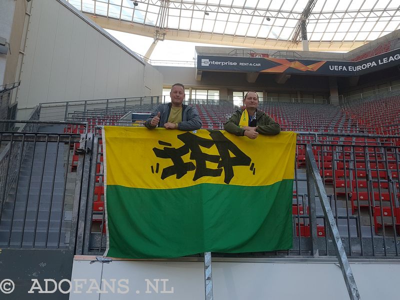 adofans visit, Bayer 04 leverkussen Larnake. Dennis iep, Hector Hevel ,ADO Den Haag