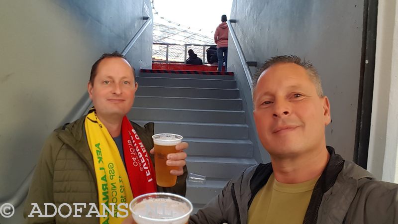 adofans visit, Bayer 04 leverkussen Larnake. Dennis iep, Hector Hevel ,ADO Den Haag