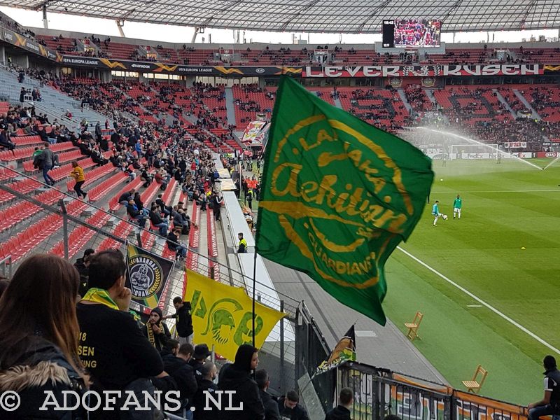 adofans visit, Bayer 04 leverkussen Larnake. Dennis iep, Hector Hevel ,ADO Den Haag