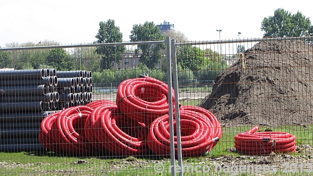 Fotoreportage verbouwing ADO DSen Haag trainingscomplex de Aftrap in het Zuiderpark