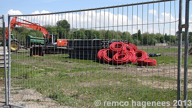 Fotoreportage verbouwing ADO DSen Haag trainingscomplex de Aftrap in het Zuiderpark