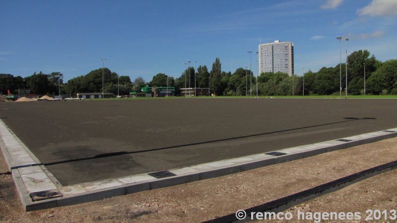  verbouwing van het ADO Den Haag trainingscomplex De Aftrap in het Zuiderpark 