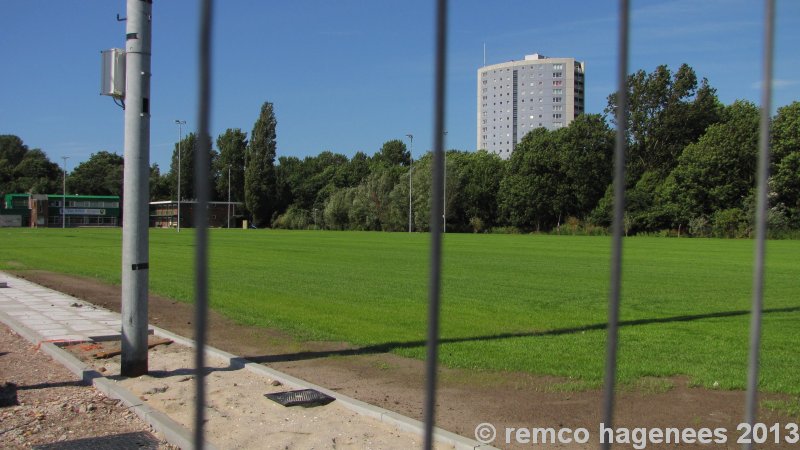  verbouwing van het ADO Den Haag trainingscomplex De Aftrap in het Zuiderpark 