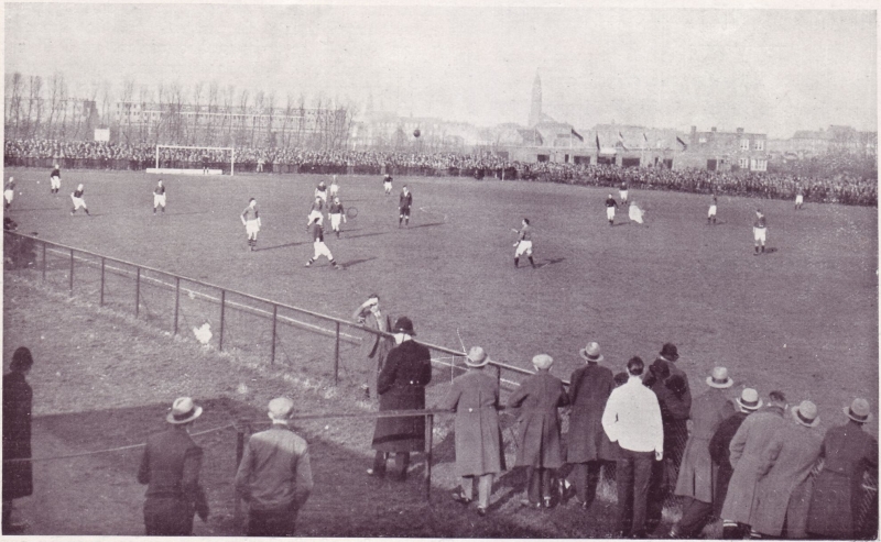 Politie in het Zuiderparkstadion 1930