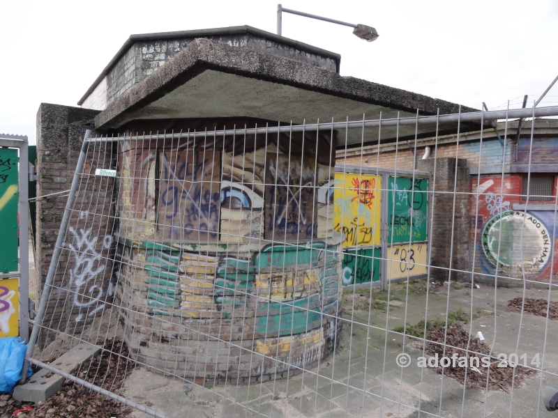 Laatste restantje Zuiderpark Stadion regen de vlakte