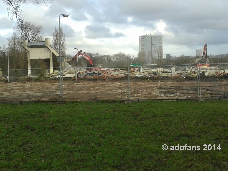 sloop laatste deel Zuidtribune Zuiderpark Stadion ADO Den Haag