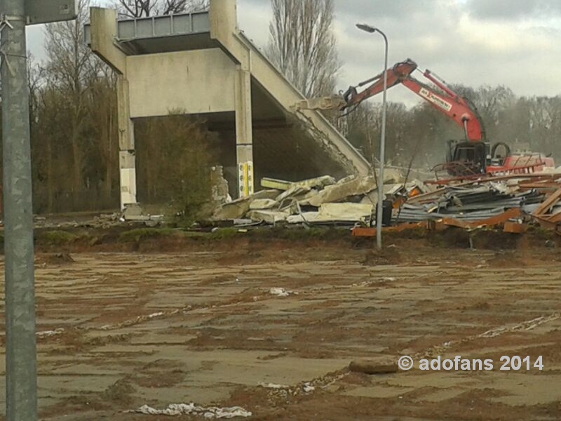 sloop laatste deel Zuidtribune Zuiderpark Stadion ADO Den Haag