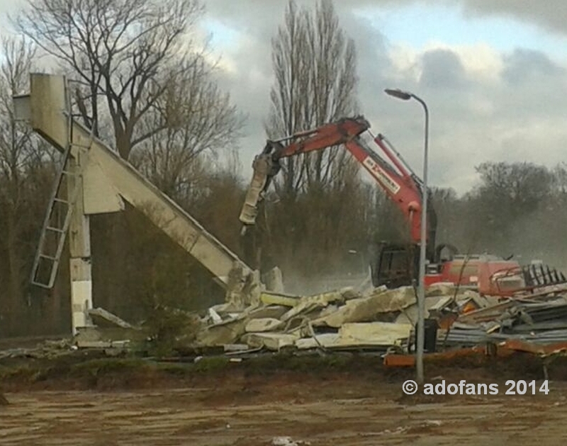 sloop laatste deel Zuidtribune Zuiderpark Stadion ADO Den Haag